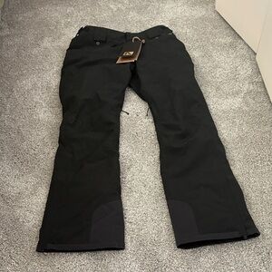 Black snow pants ski pants